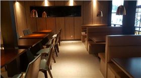 深圳万科城黑土印象餐厅实木餐桌椅-达芬家具标准化定制！