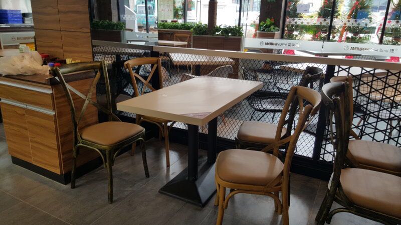 自选快餐桌椅,自助快餐桌椅,美食城桌椅